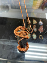 Load image into Gallery viewer, Smokey Quartz Crystal Copper necklace