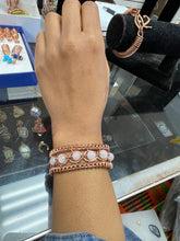 Load image into Gallery viewer, Divine 9 Crystal Copper bracelet