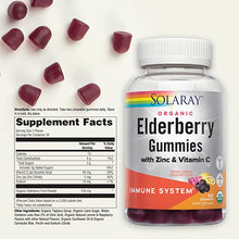 Load image into Gallery viewer, Organic Elderberry Gummies w/Zinc &amp; Vitamin C | Healthy Immune System Support