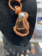Load image into Gallery viewer, Smokey Quartz Copper Crystal Necklace