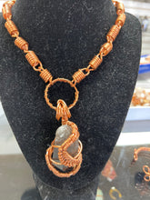 Load image into Gallery viewer, Smokey Quartz Copper Crystal Necklace