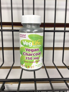 Vegan Charcoal 250mg from Coconut shells