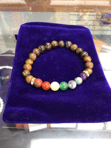 Tiger’s Eye Chakra Bracelet