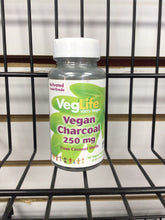 Load image into Gallery viewer, Vegan Charcoal 250mg from Coconut shells
