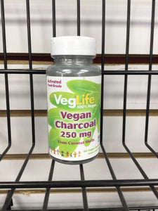 Vegan Charcoal 250mg from Coconut shells