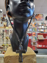 Load image into Gallery viewer, Hematite Ankh Necklace